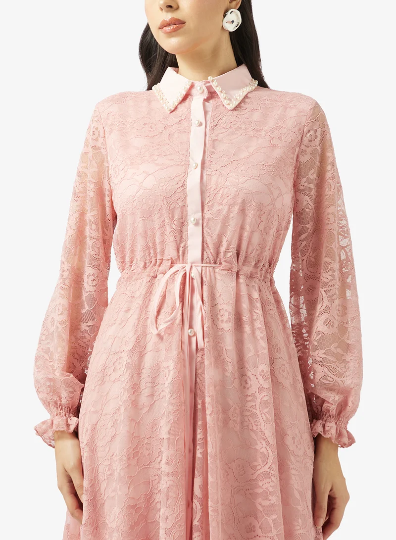 Khizana  Lace A-line Dress for Women | Best Price UAE